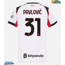 AC Milan Strahinja Pavlovic #31 Bortedrakt Dame 2025-26 Kortermet